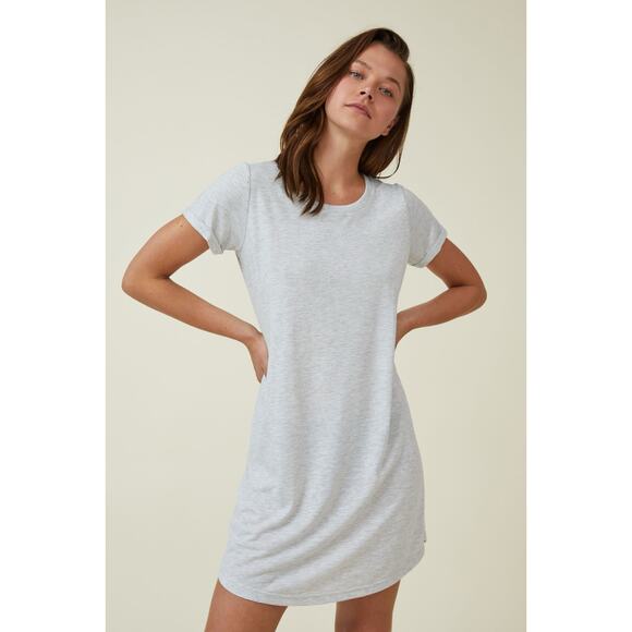 Madewell Tina T-Shirt Dress in Lilac Size Large NWT - Picture 1 of 6